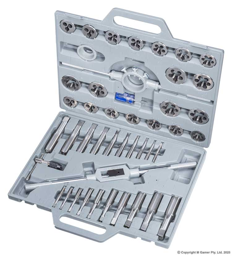 45 Piece Metric HSS Tap & Die Set